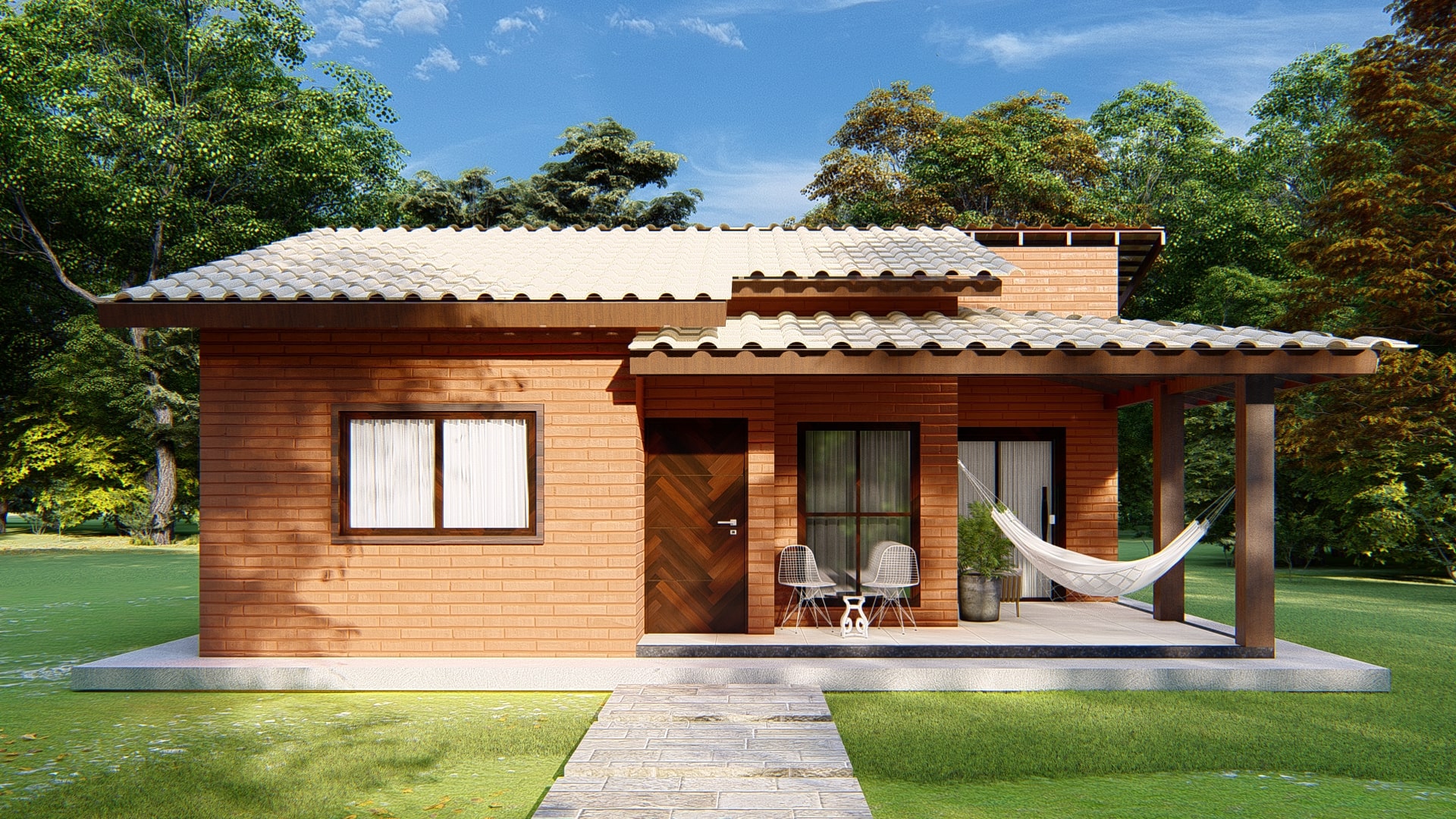 projeto pronto casa tijolo ecologico