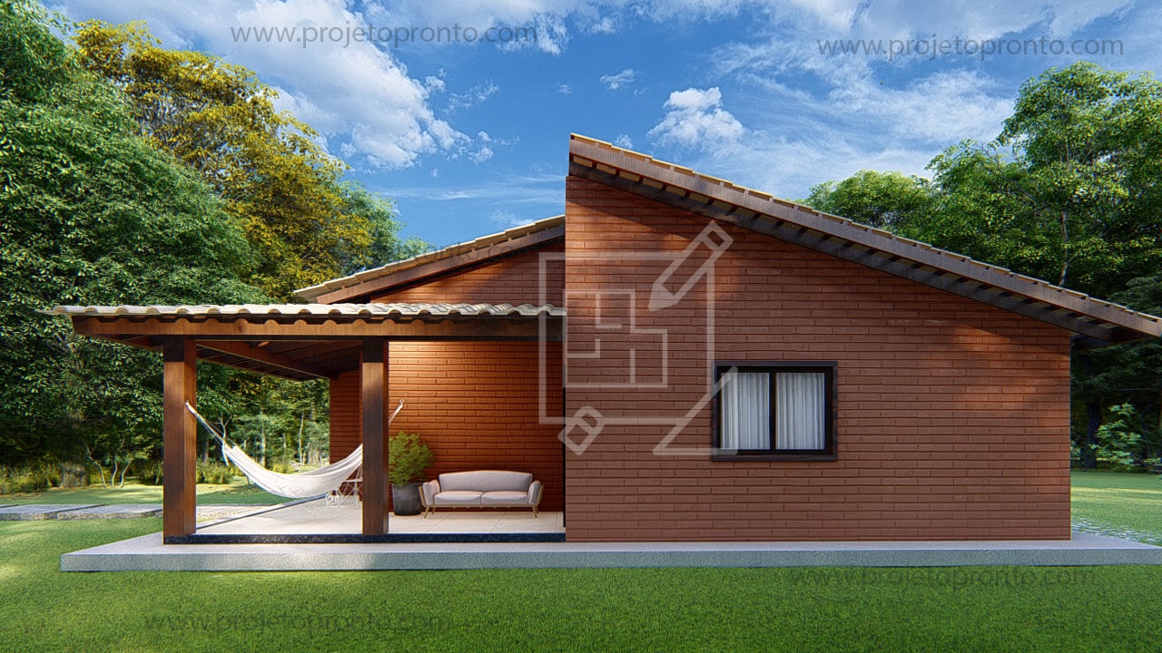 projeto pronto casa de tijolo ecologico