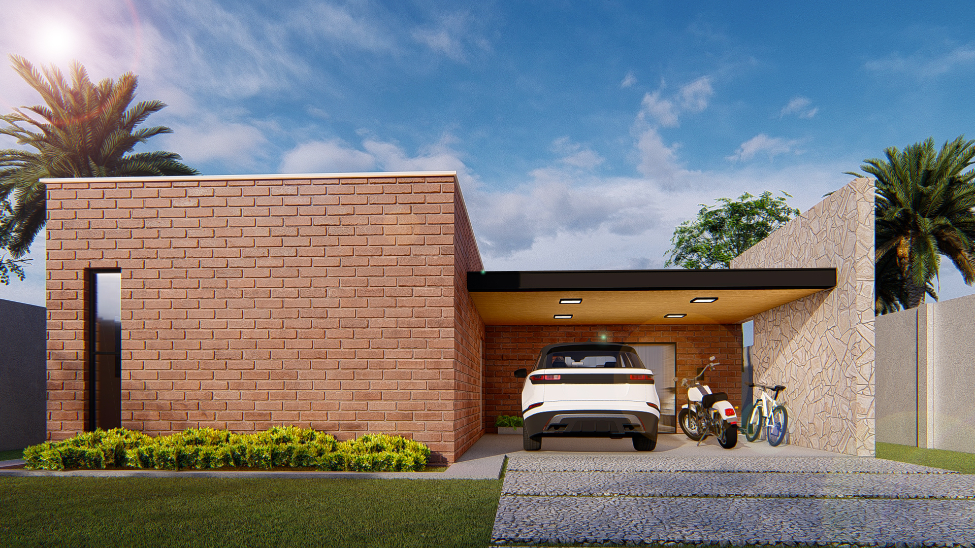 casa de tijolo ecologico