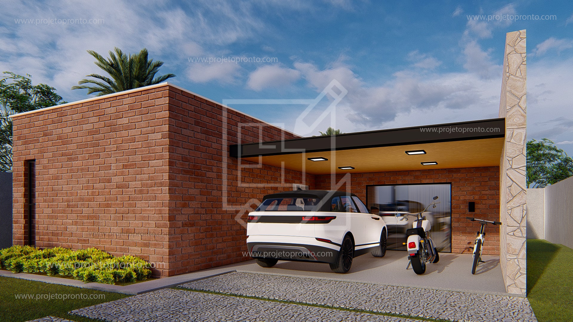 projeto pronto casa de tijolo ecologico