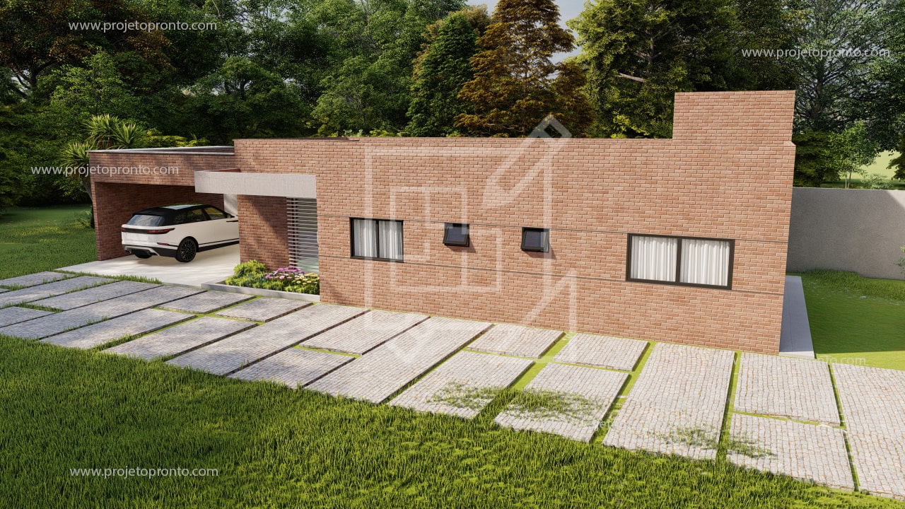 projeto pronto casa de tijolo ecologico