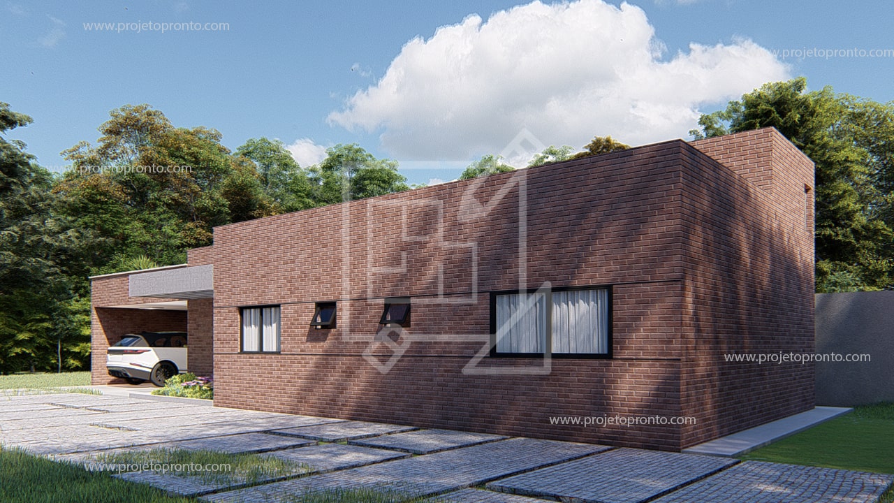 projeto pronto casa de tijolo ecologico