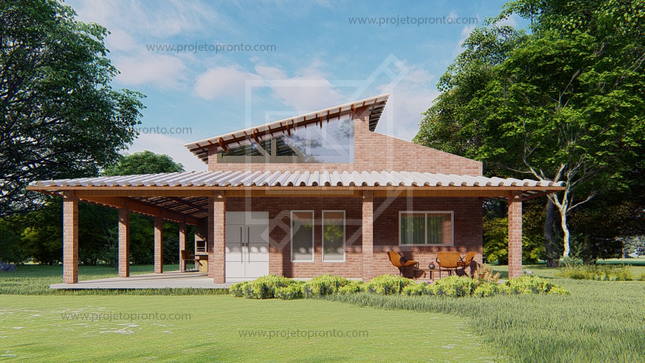 casa de tijolo ecológico