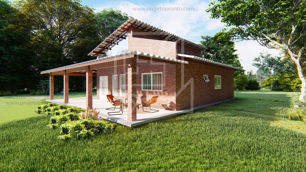 projeto pronto casa de tijolo ecologico