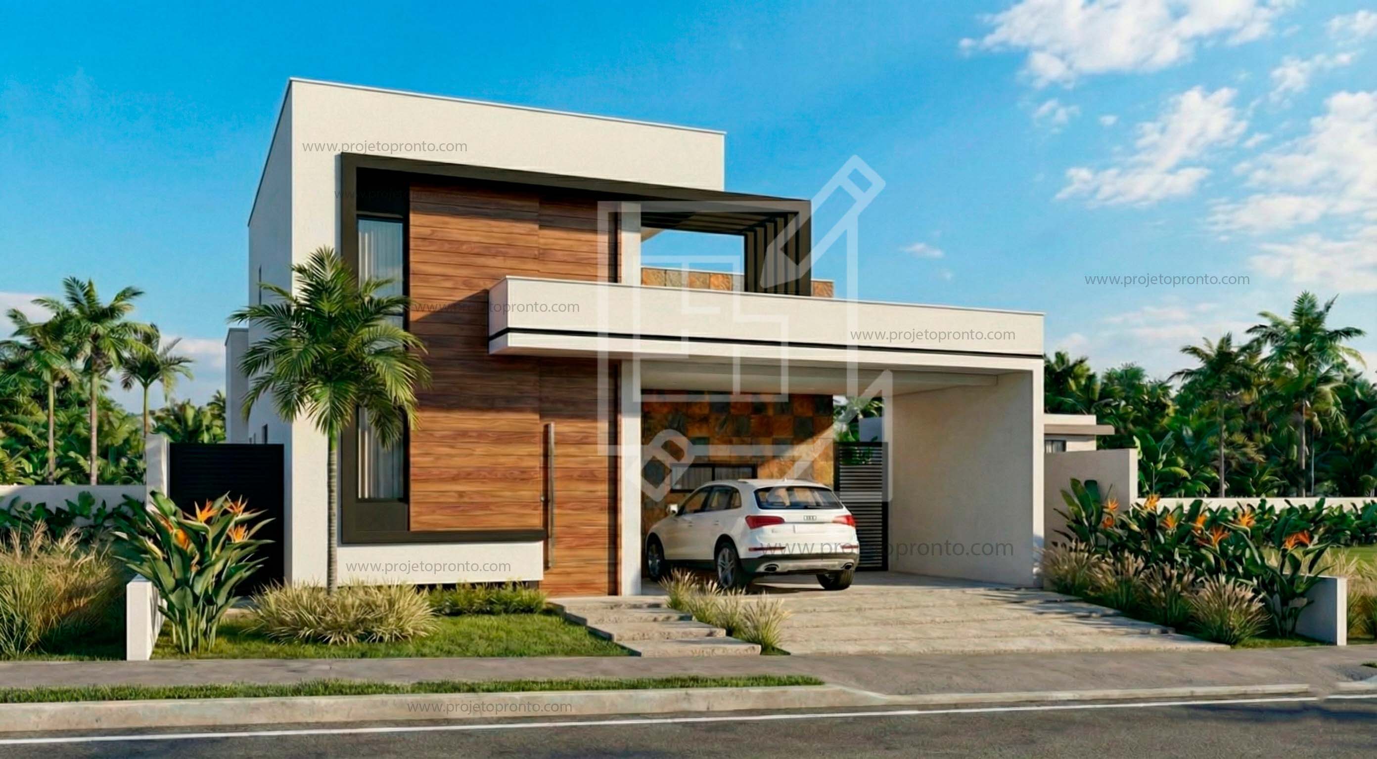 fachada casa moderna