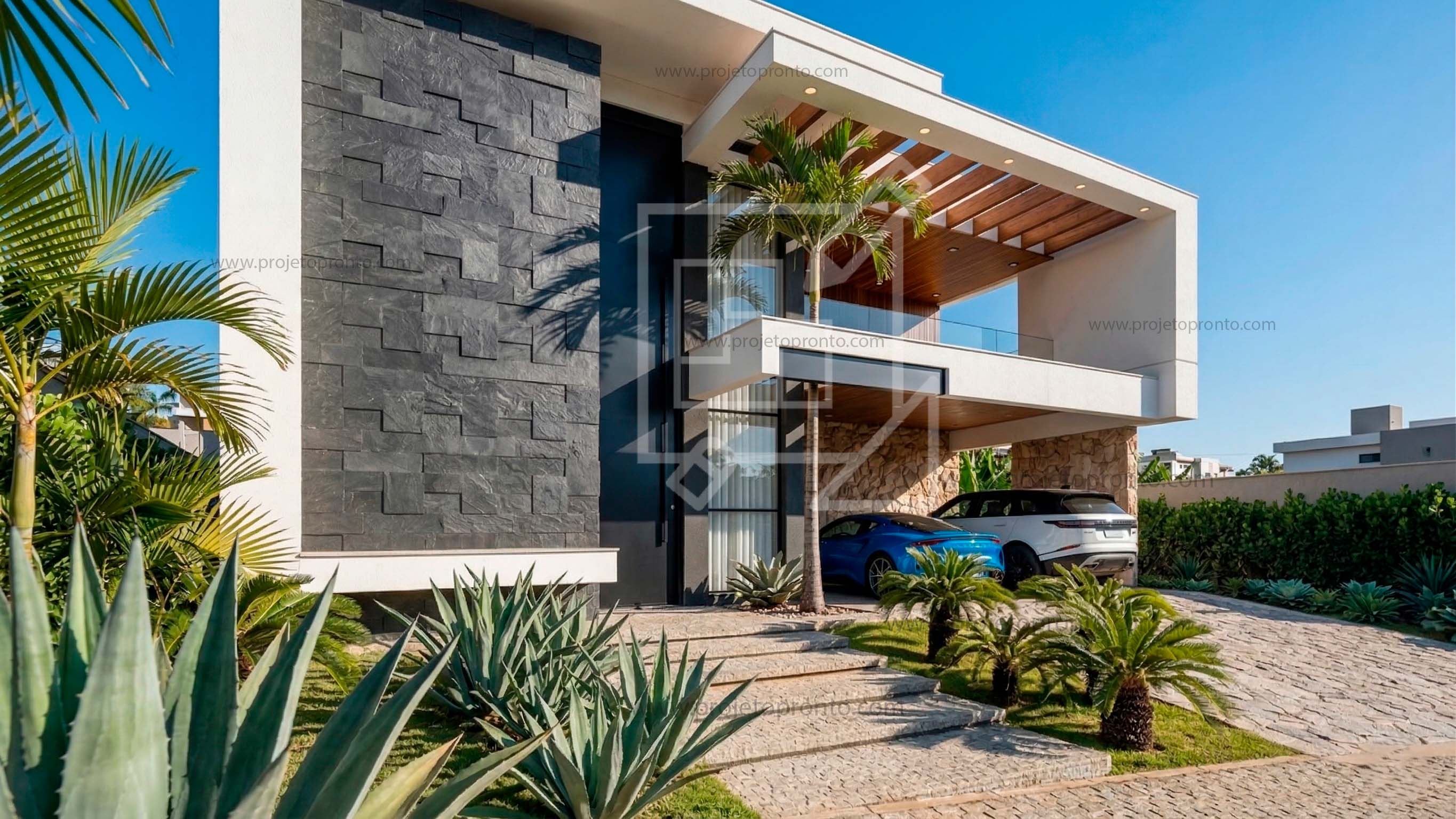 fachada casa moderna