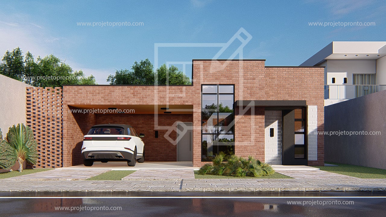 casa em tijolo ecológico