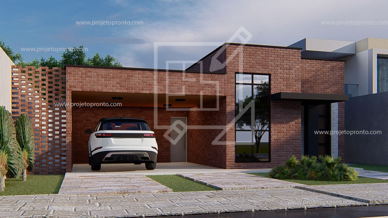 projeto pronto casa de tijolo ecologico