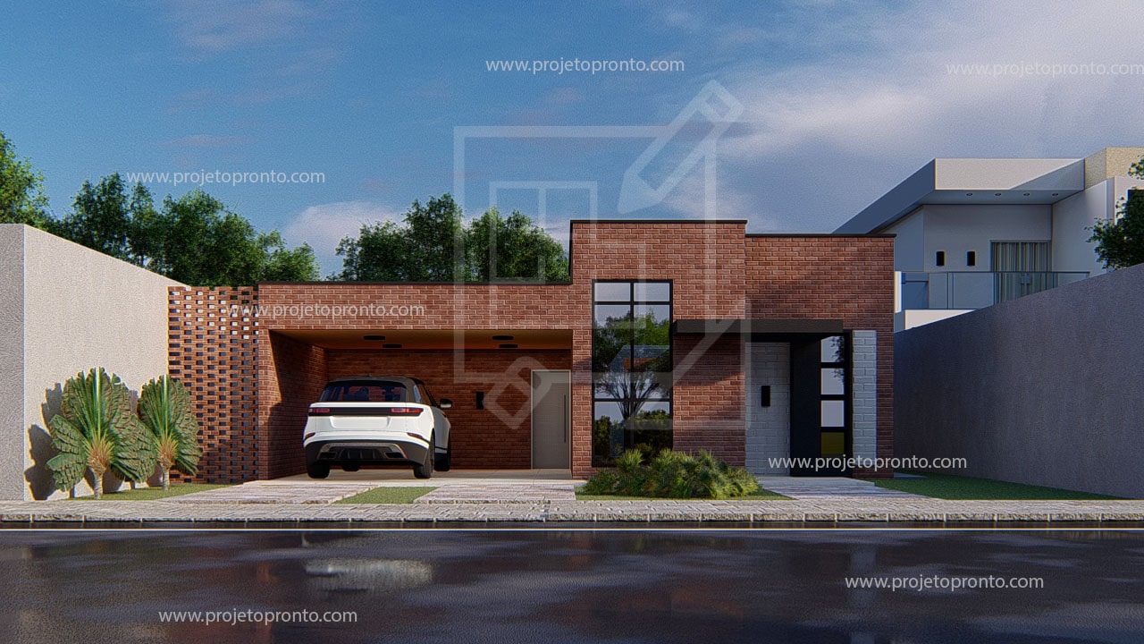 projeto pronto casa de tijolo ecologico