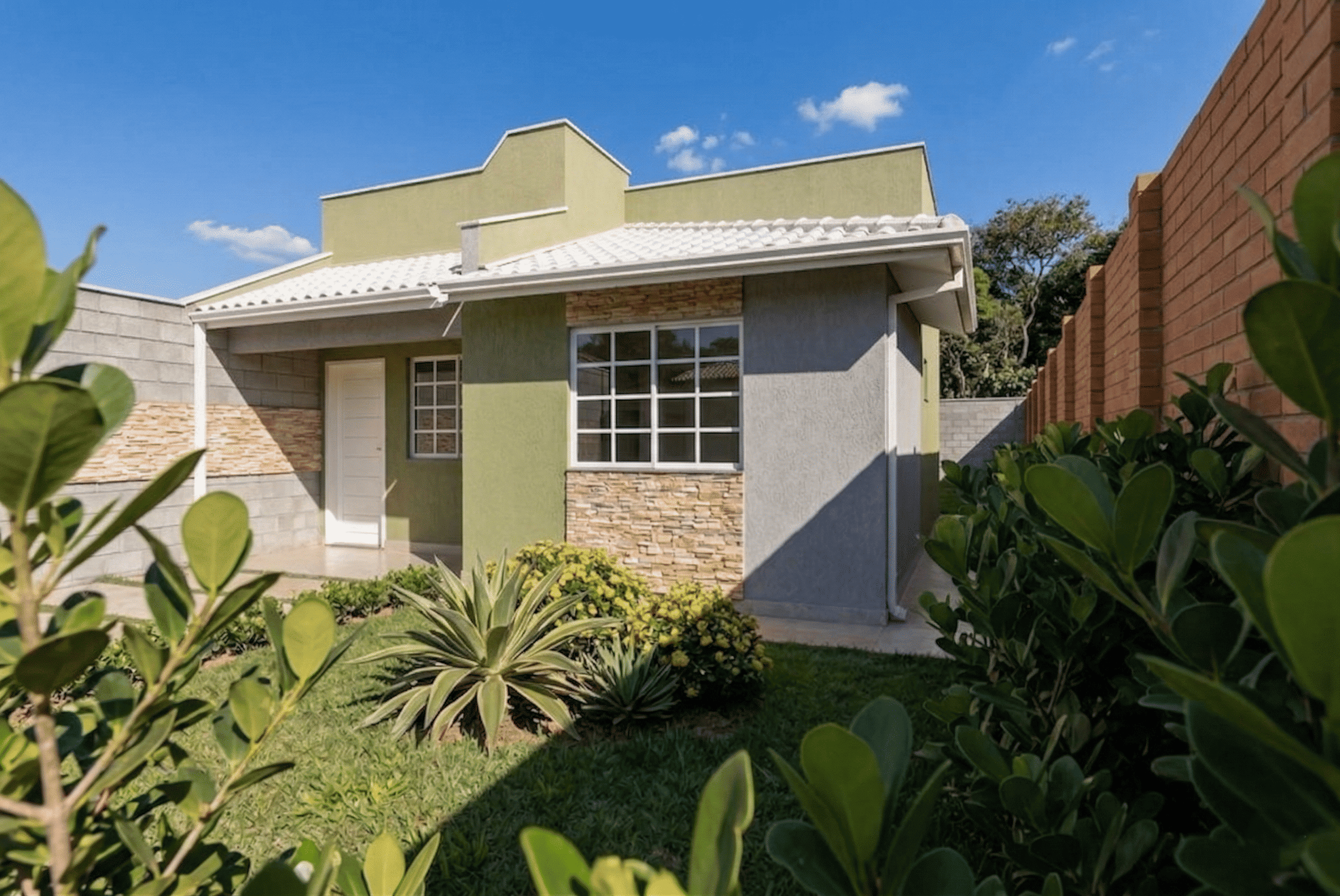 projeto casa 2 quartos